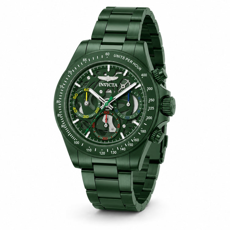 Invicta Quartz Speedway Green Dial Men's Watch 51033