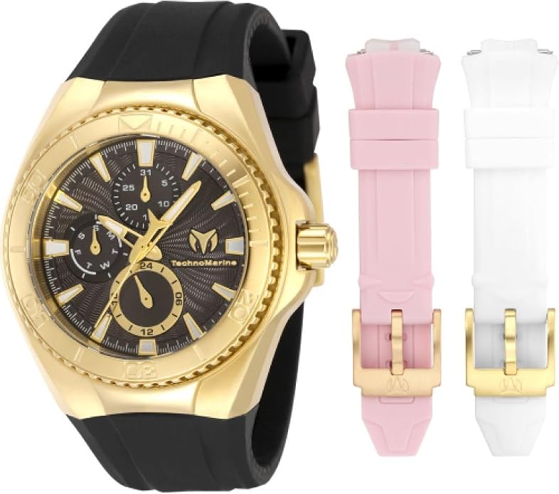 TechnoMarine Quartz Cruise Black Dial Women's Watch TM-124023