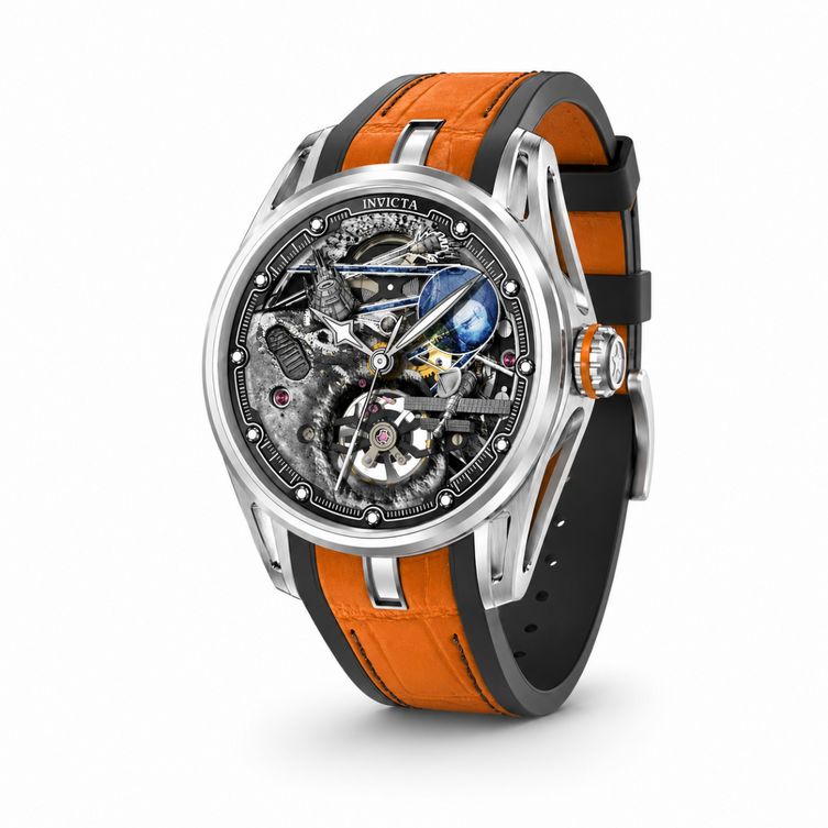 Invicta Mechanical Celestial Steel Dial Men's Watch 69529