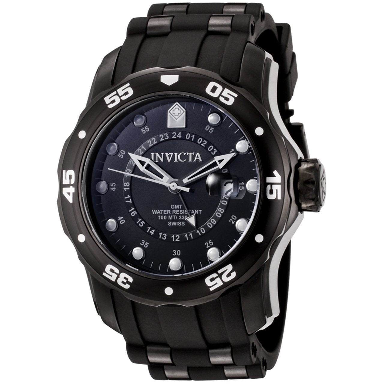 Invicta Quartz Pro Diver Black Dial Men's Watch 6996