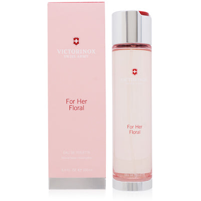 Swiss Army For Her Floral by Victorinox Swiss Army EDT Spray 3.4 Oz - Women 7611160127631