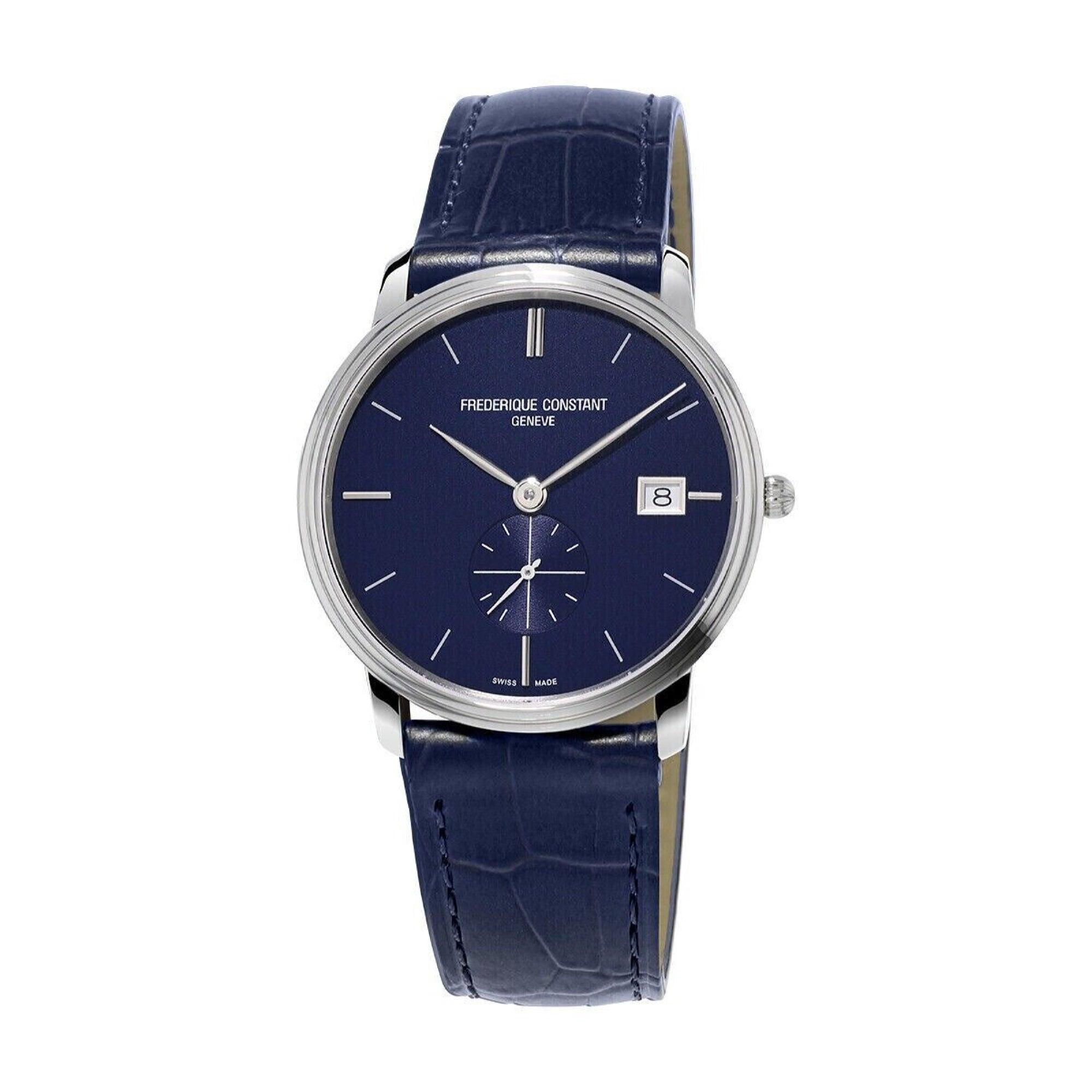 Frederique Constant Slimline  Quartz Blue Dial Men's Watch FC-245N4S6