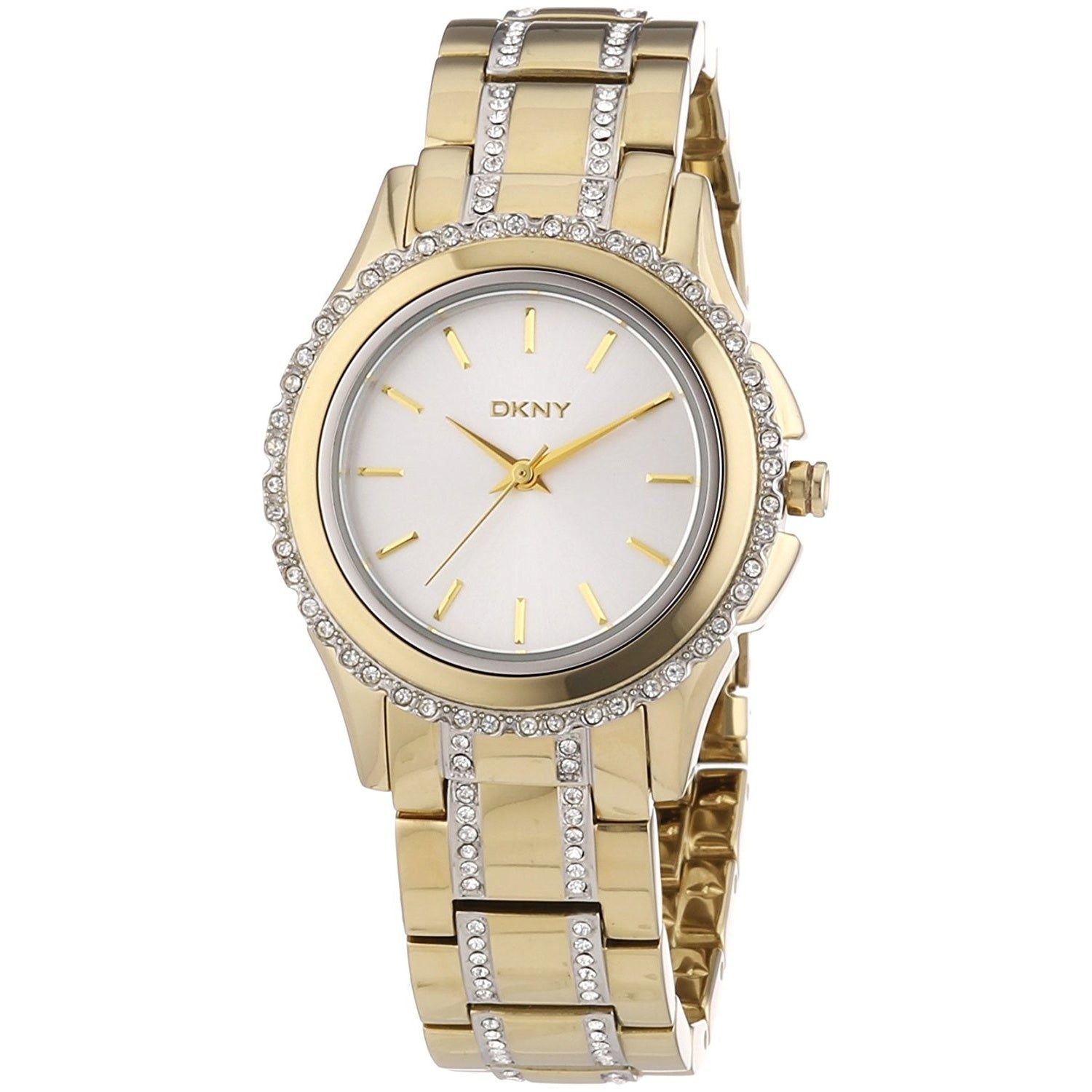 DKNY Brooklyn Quartz Crystal Silver Dial Women's Watch NY8699