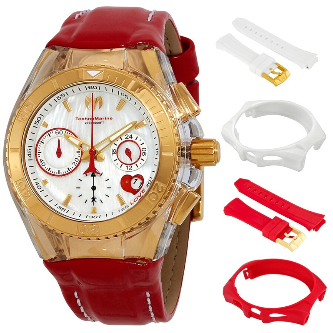 TechnoMarine Quartz Cruise Silver Dial Women's Watch TM-117003