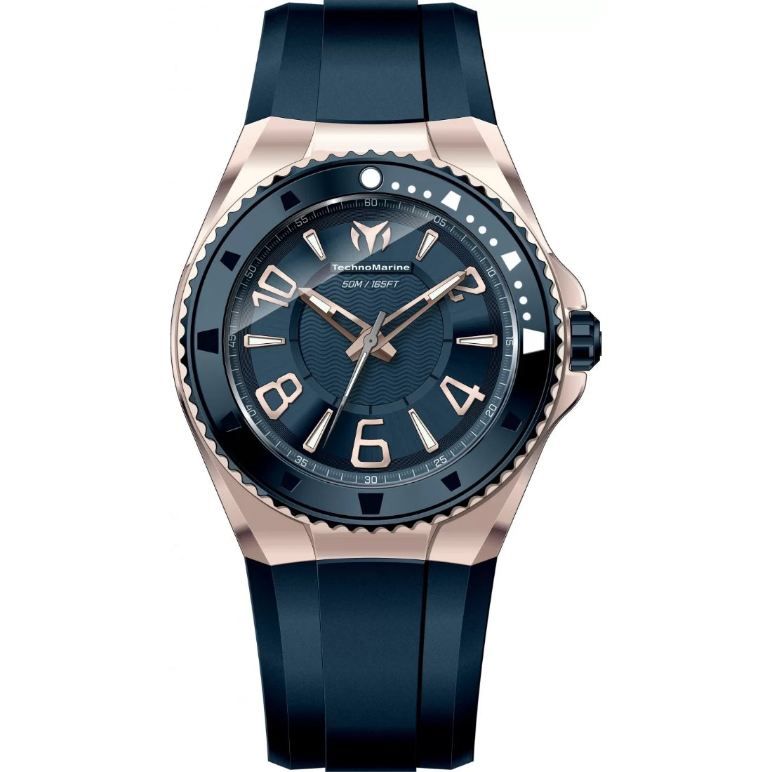 TechnoMarine Quartz Lusso Mare Dark Blue Dial Men's Watch TM-225028