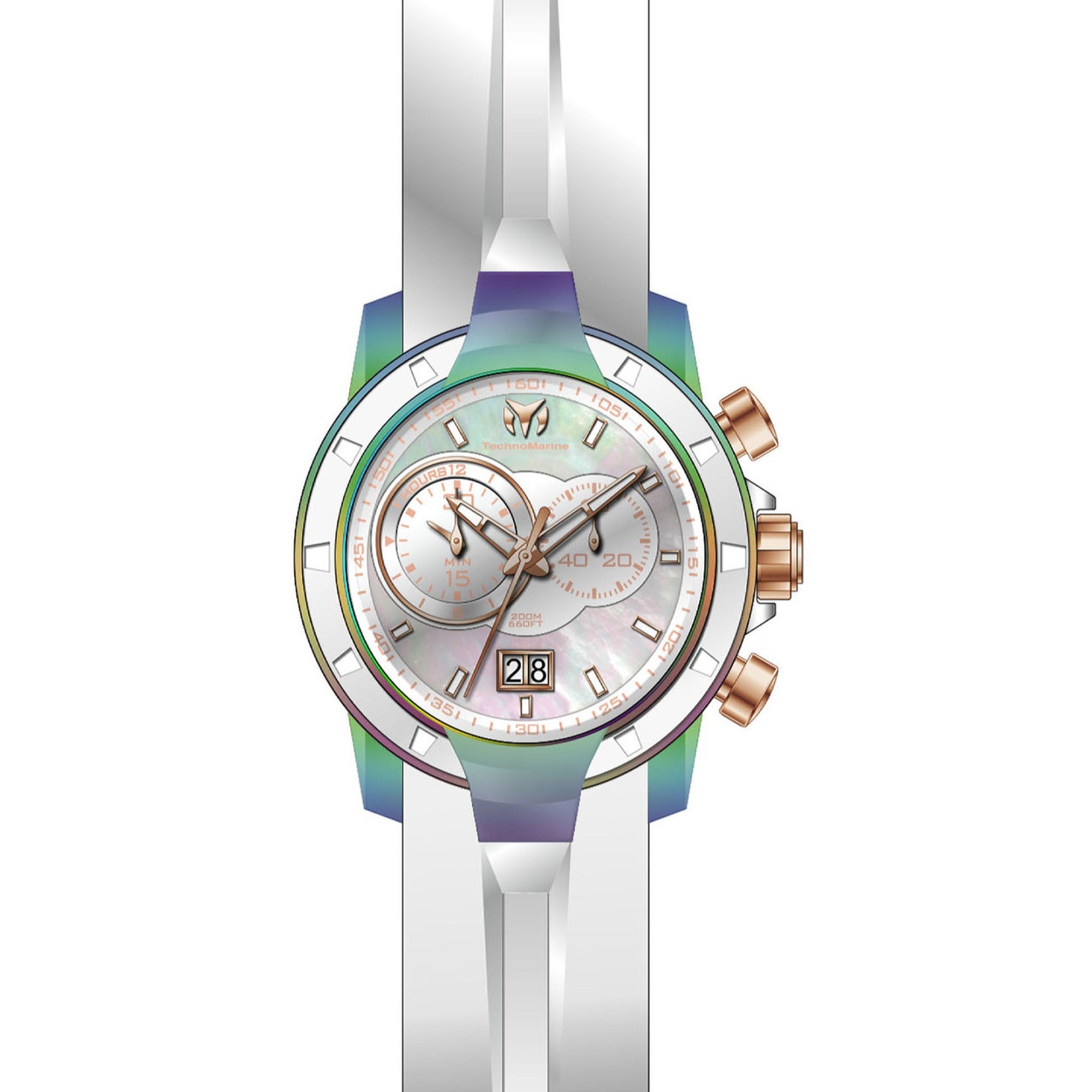TechnoMarine  Quartz White Dial Men's Watch TM-615017