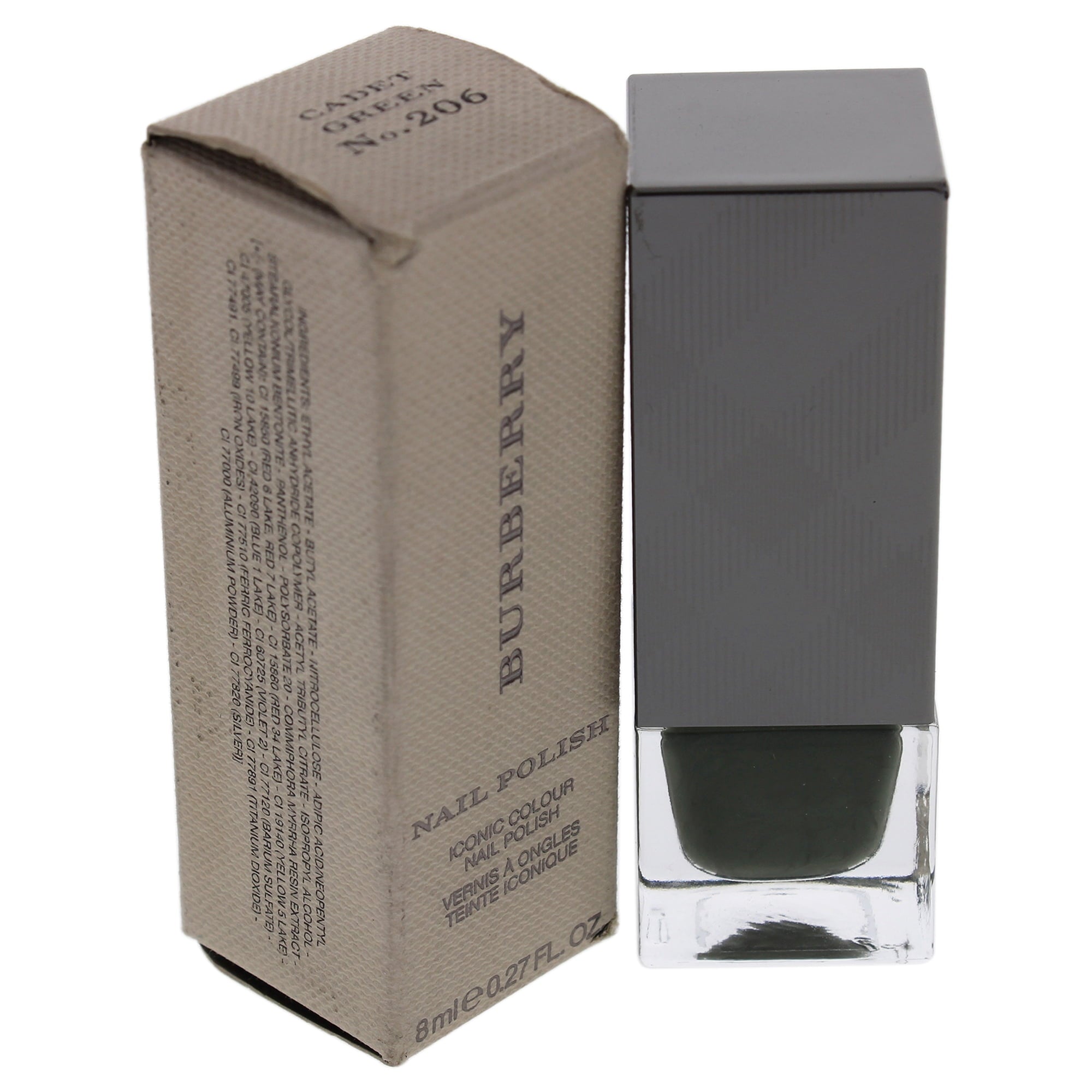 Beauty Nail Polish (206 - Cadet Green) by Burberry 0.27 Oz *Tester 5045492735769