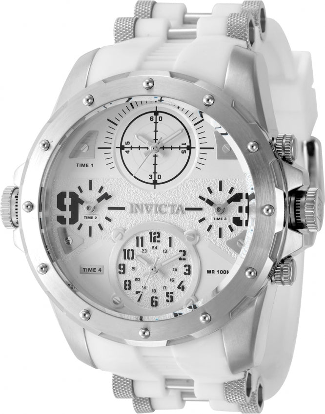 Invicta Quartz Coalition Forces Silver Dial Men's Watch 50217