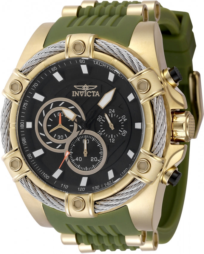 Invicta Quartz Bolt Black Dial Men's Watch 48385
