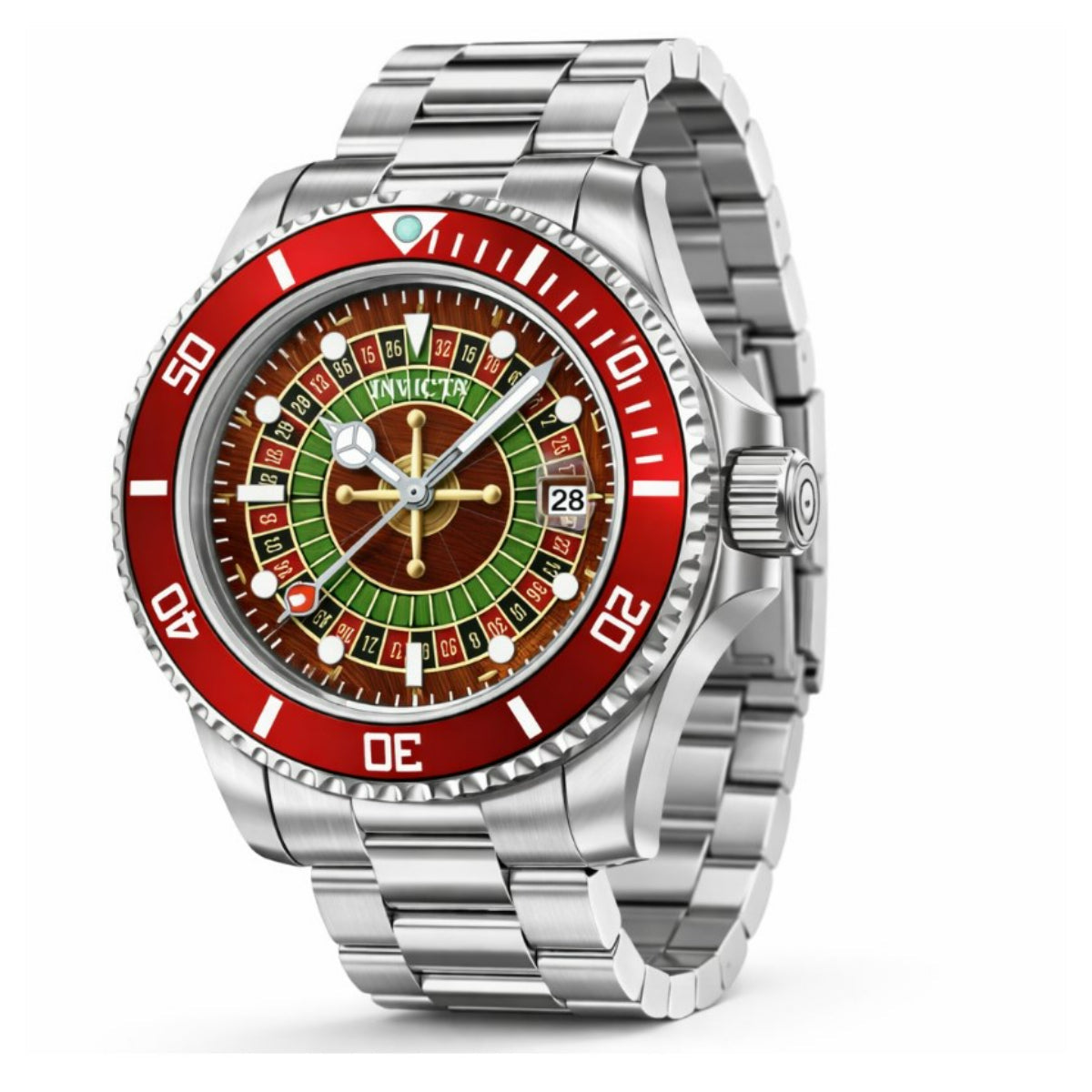 Invicta Quartz Pro Diver Green Dial Men's Watch 50519