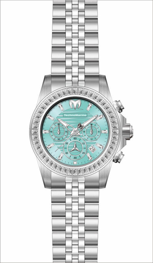 TechnoMarine Quartz Manta Light Blue Dial Men's Watch TM-225015