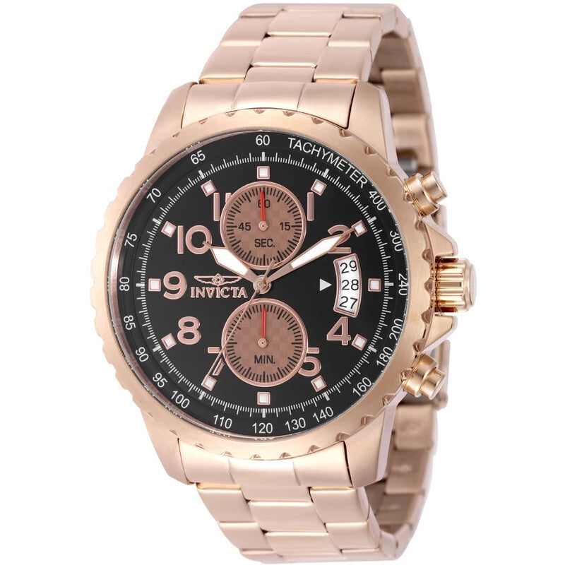 Invicta Quartz Specialty Black Dial Men's Watch 50684