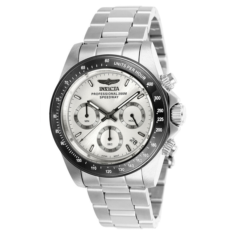 Invicta Quartz Speedway Silver Dial Men's Watch 26111