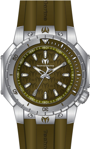 TechnoMarine Quartz Manta Green Dial Men's Watch TM-224008