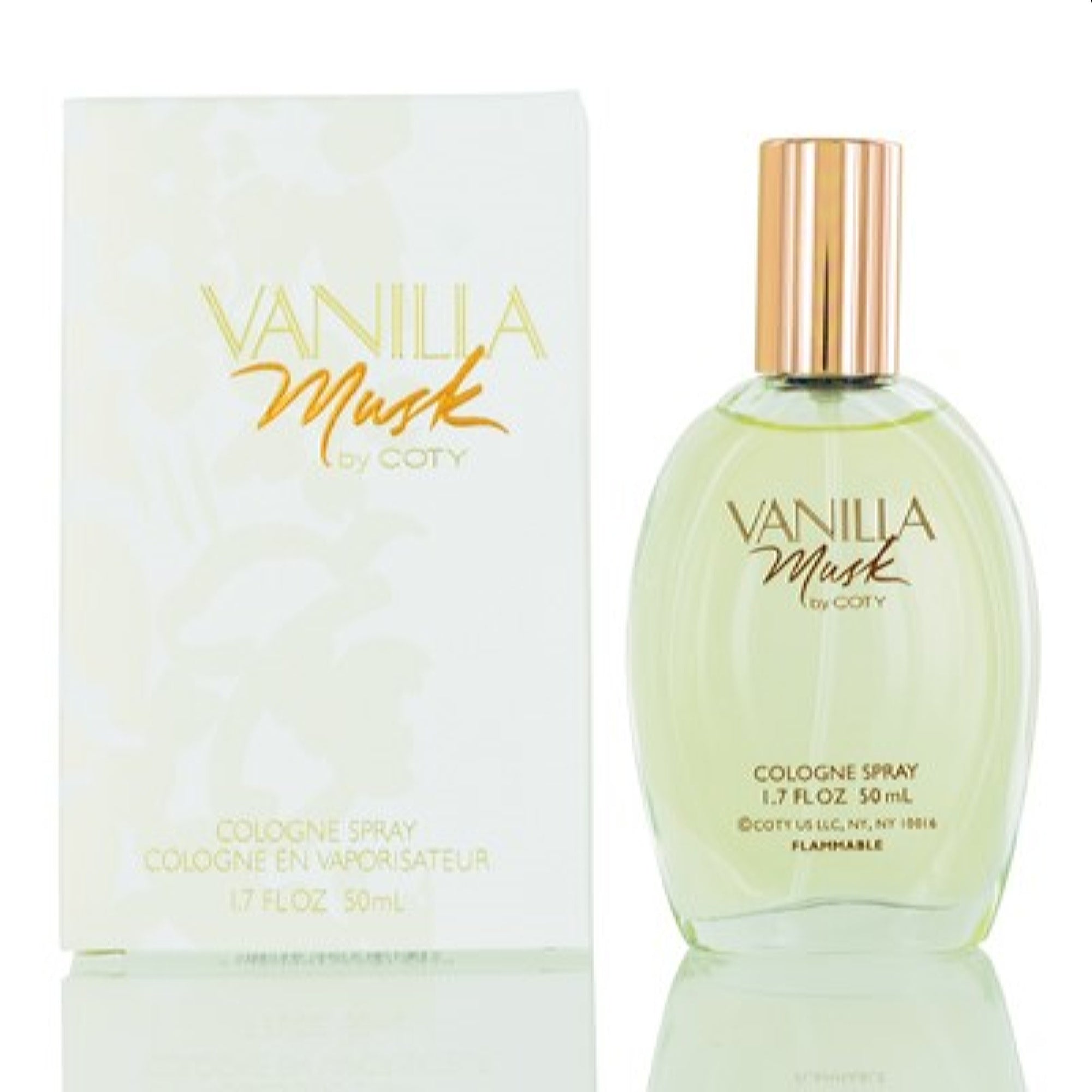 Coty Women's Vanilla Musk Coty  Cologne Spray  1.7 Oz   031655164052