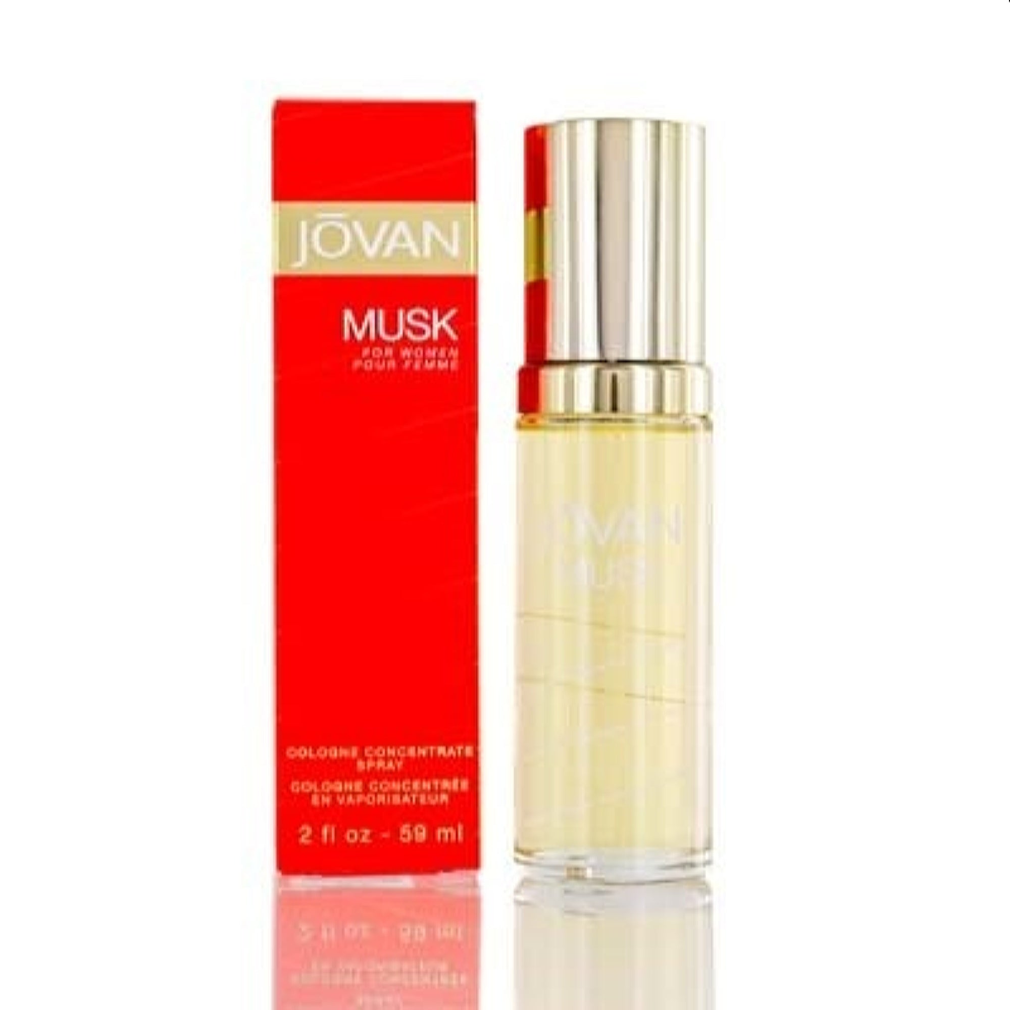Jovan Women's Jovan Musk Jovan Cologne Concentrate Spray 2.0 Oz (60 Ml)   035017009944