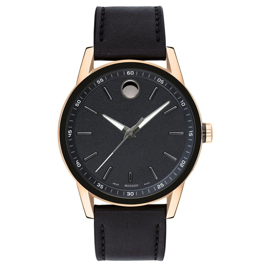 Movado Museum Sport Quartz Black Dial Men's Watch 0607358