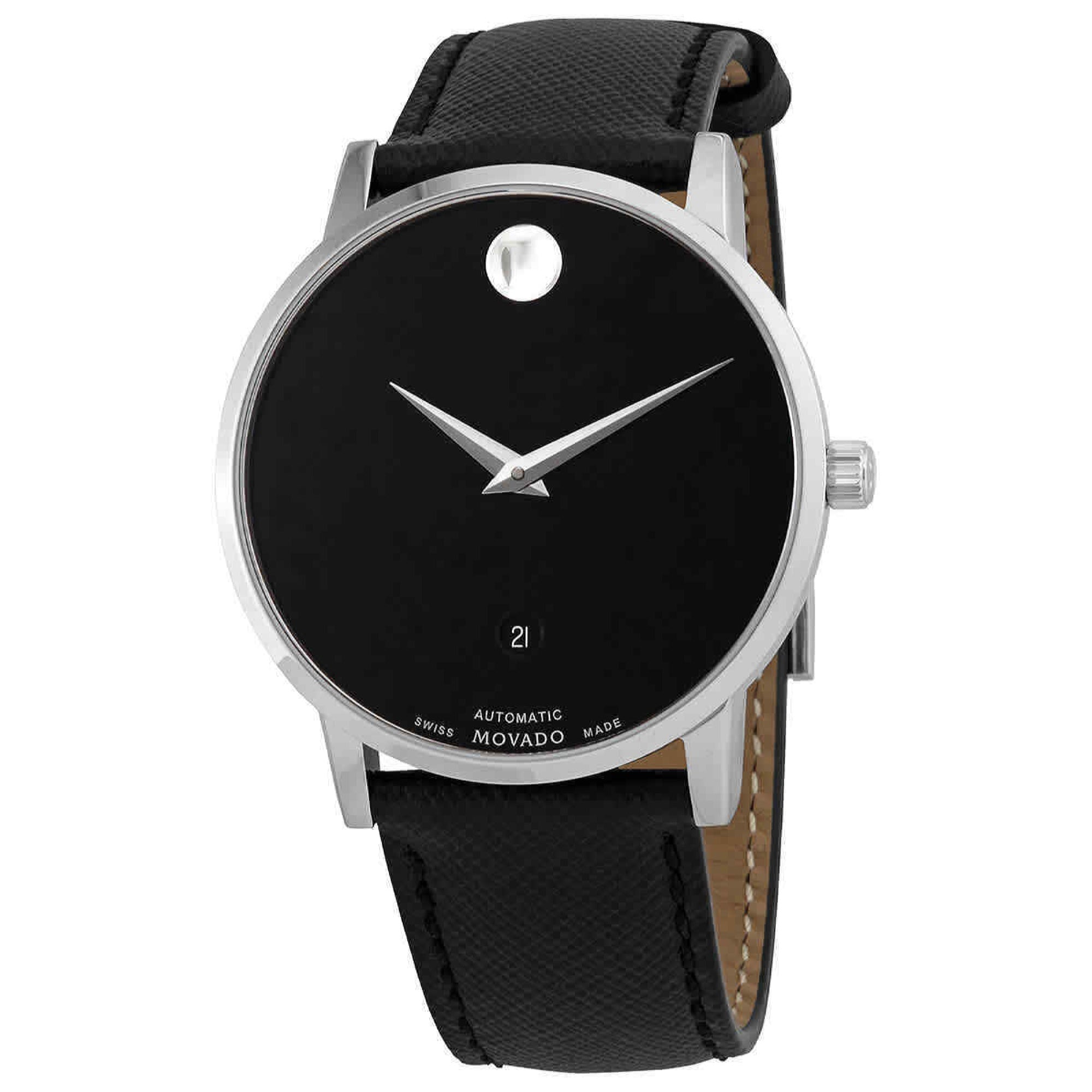 Movado Museum Classic Automatic Black Dial Men's Watch 0607473