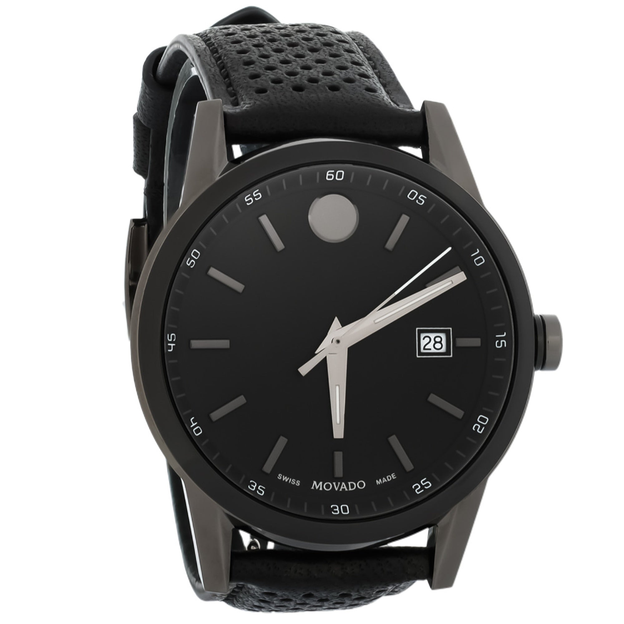 Movado Museum Sport Quartz Black Dial Men's Watch 0607559