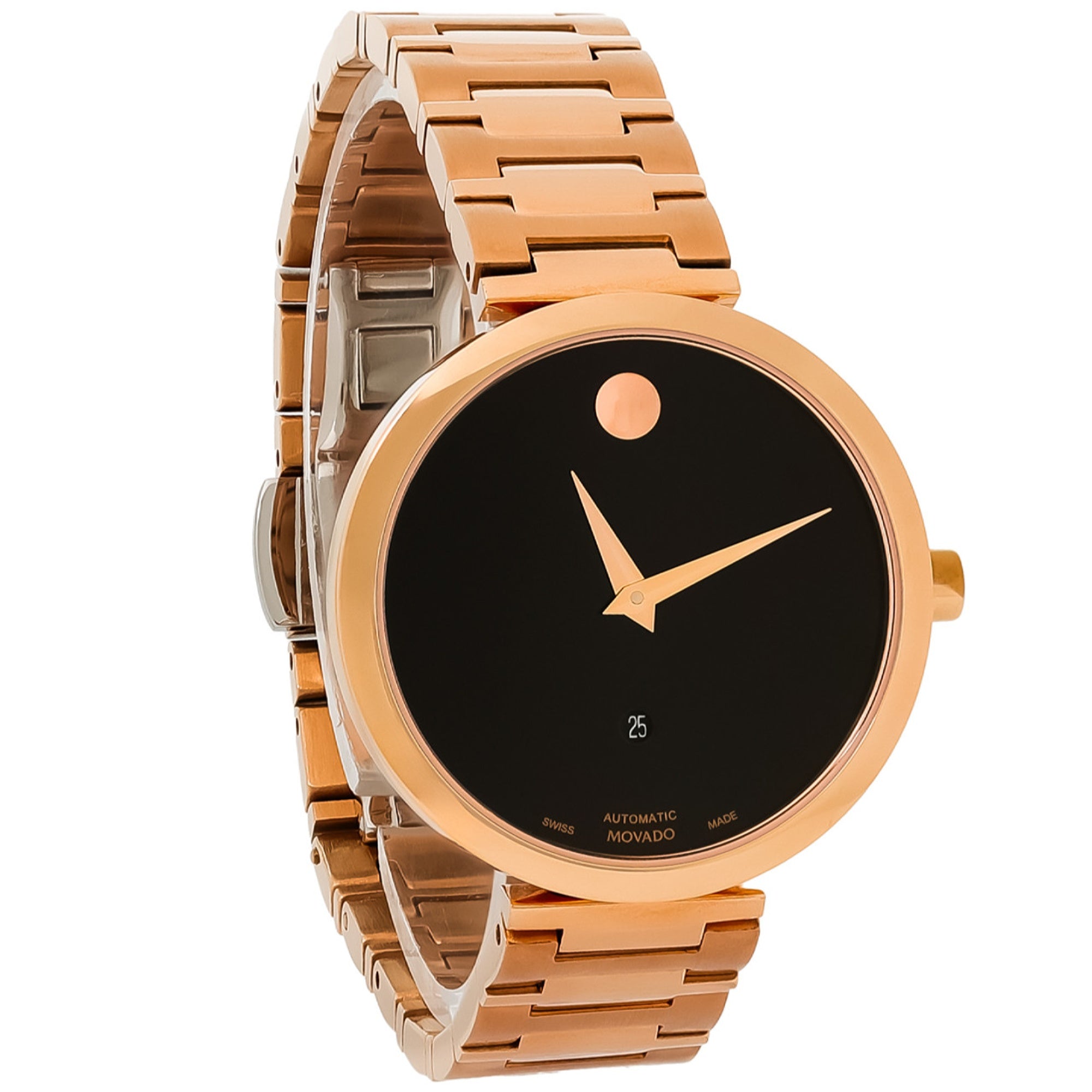 Movado Museum Classic Automatic Black Dial Women's Watch 0607680