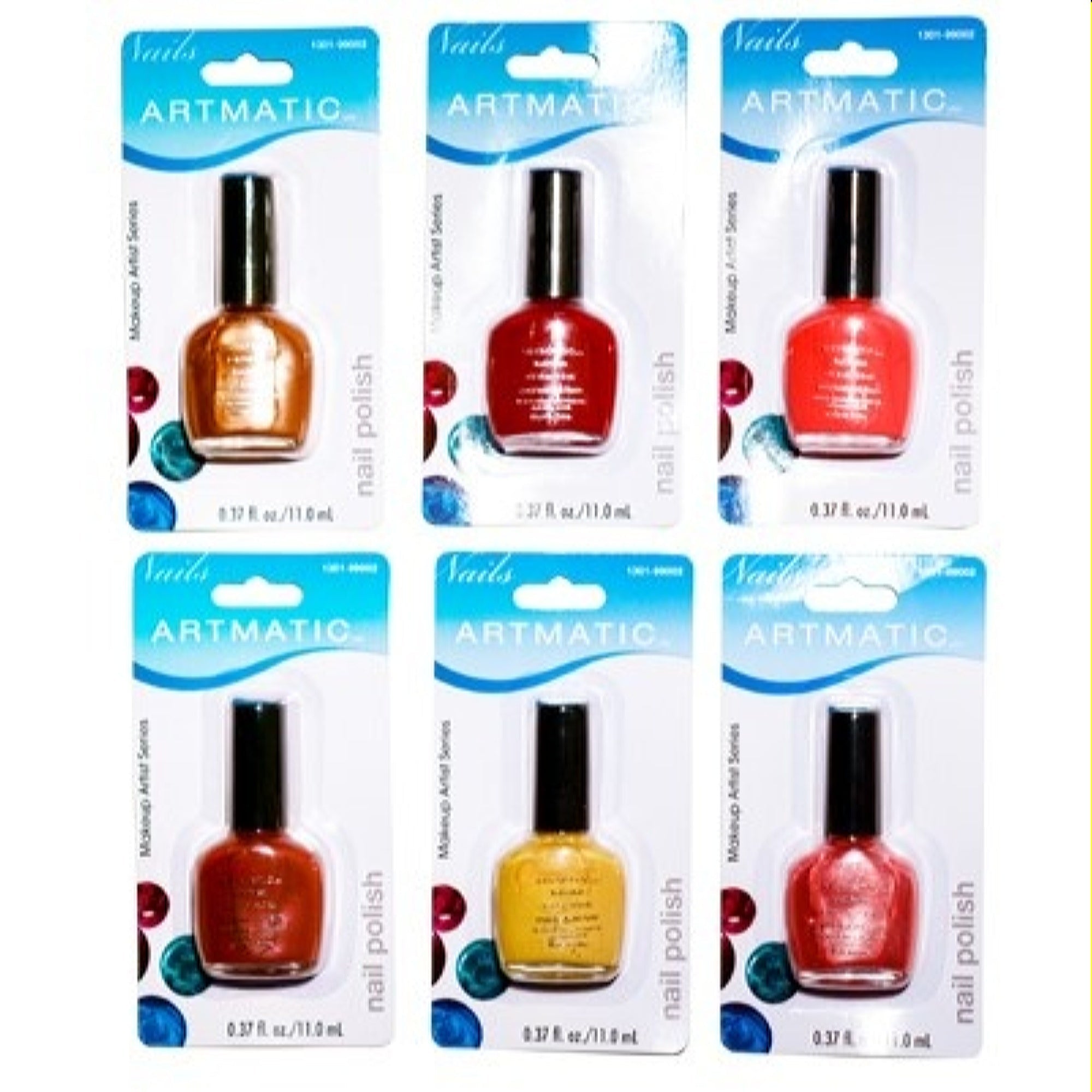 Artmatic  Artmatic Pro Salon Nail Polish 72 Pcs Assorted Colors 0.37 Oz (11 Ml) 073911990029
