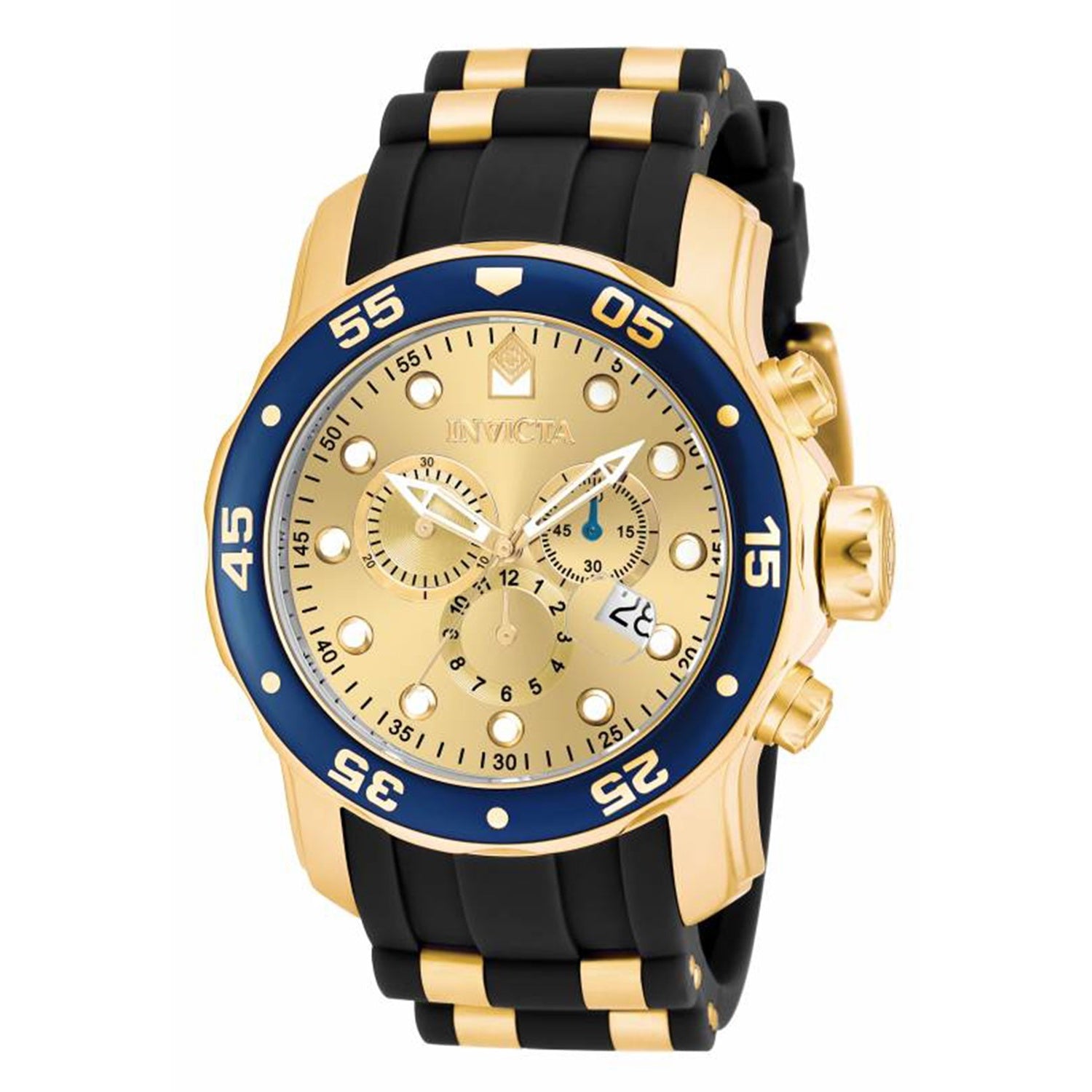 Invicta Pro Diver Quartz Scuba Gold-Tone Dial Men's Watch 17881