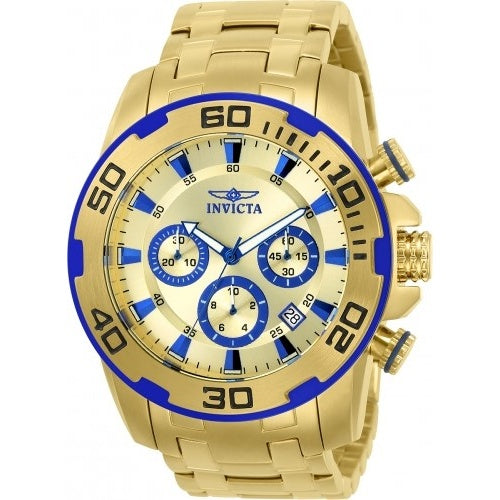 Invicta Pro Diver Quartz Scuba Gold-Tone Dial Men's Watch 22320