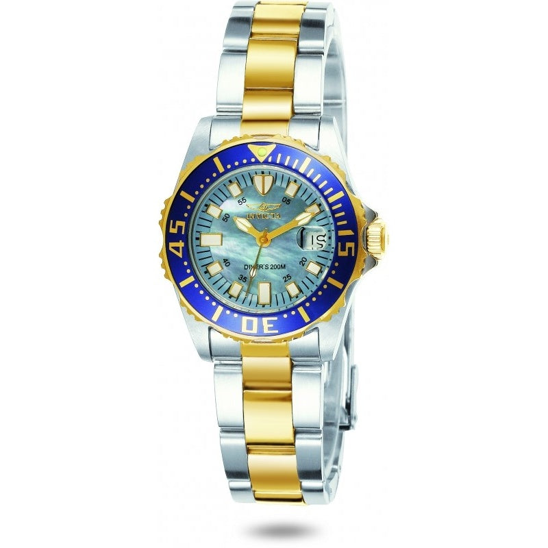 Invicta Pro Diver Quartz Mother of Pearl Dial Women's Watch 2961