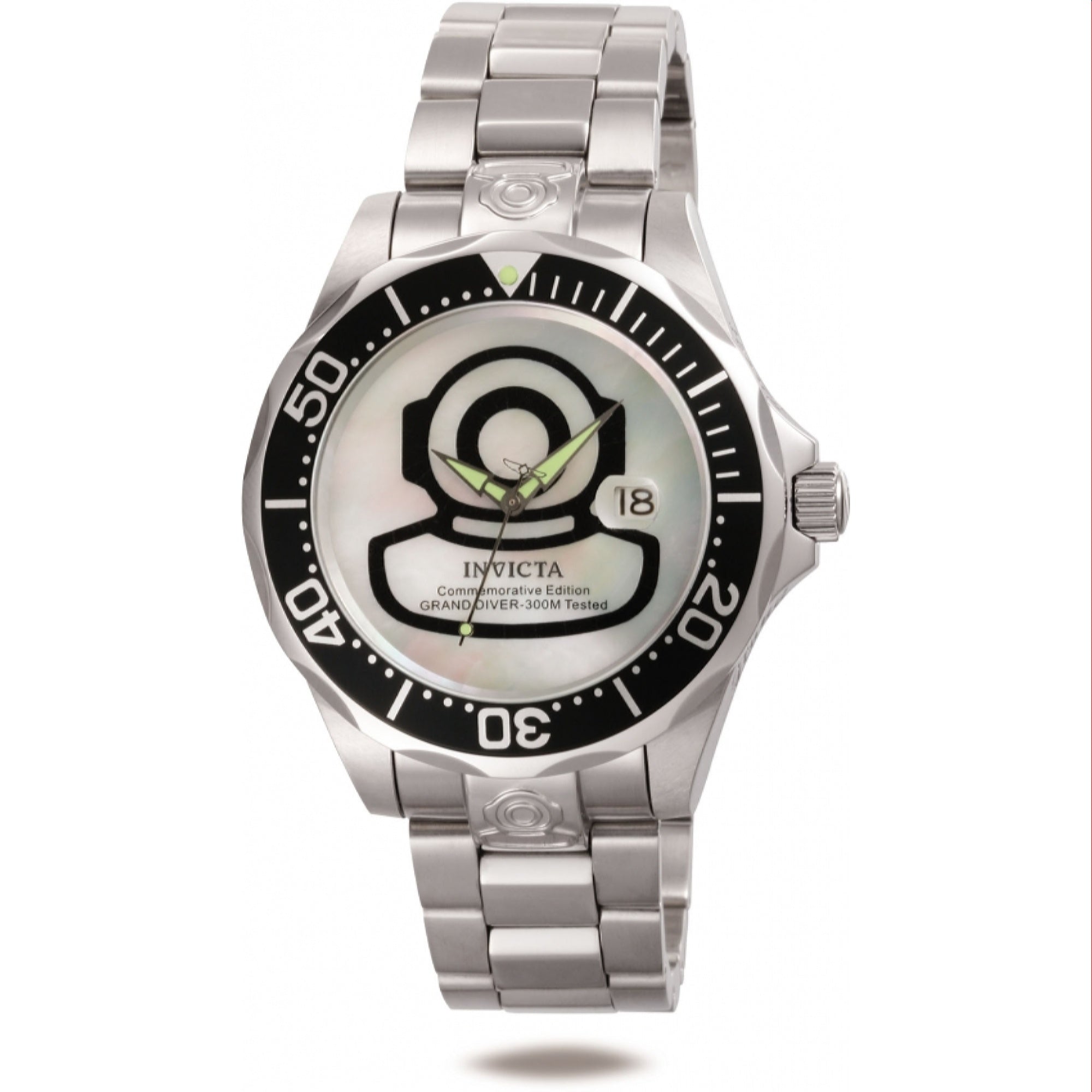 Invicta Pro Diver Quartz Silver Dial Men's Watch 3196