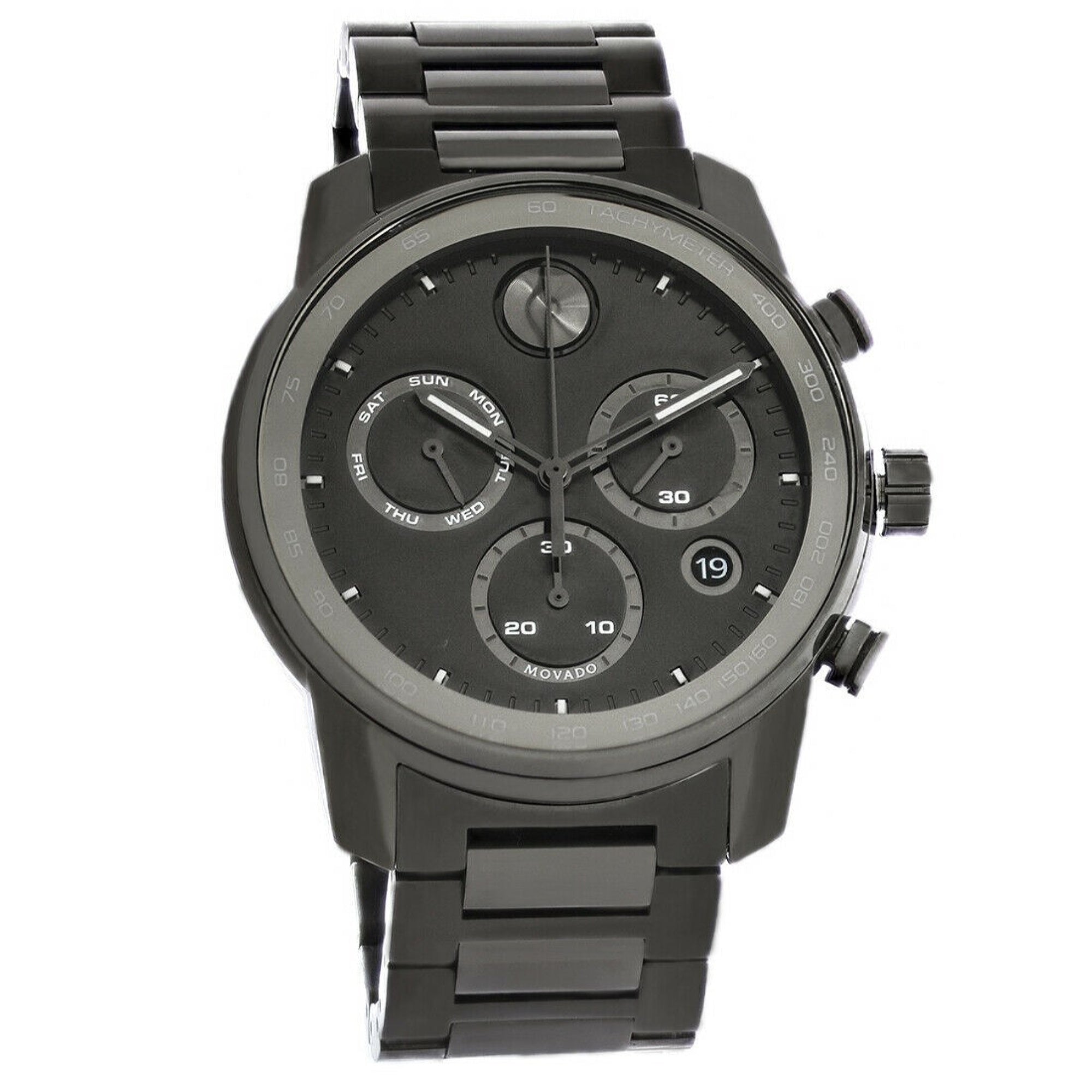 Movado Bold Quartz Chronograph Gray Dial Men's Watch 3600743