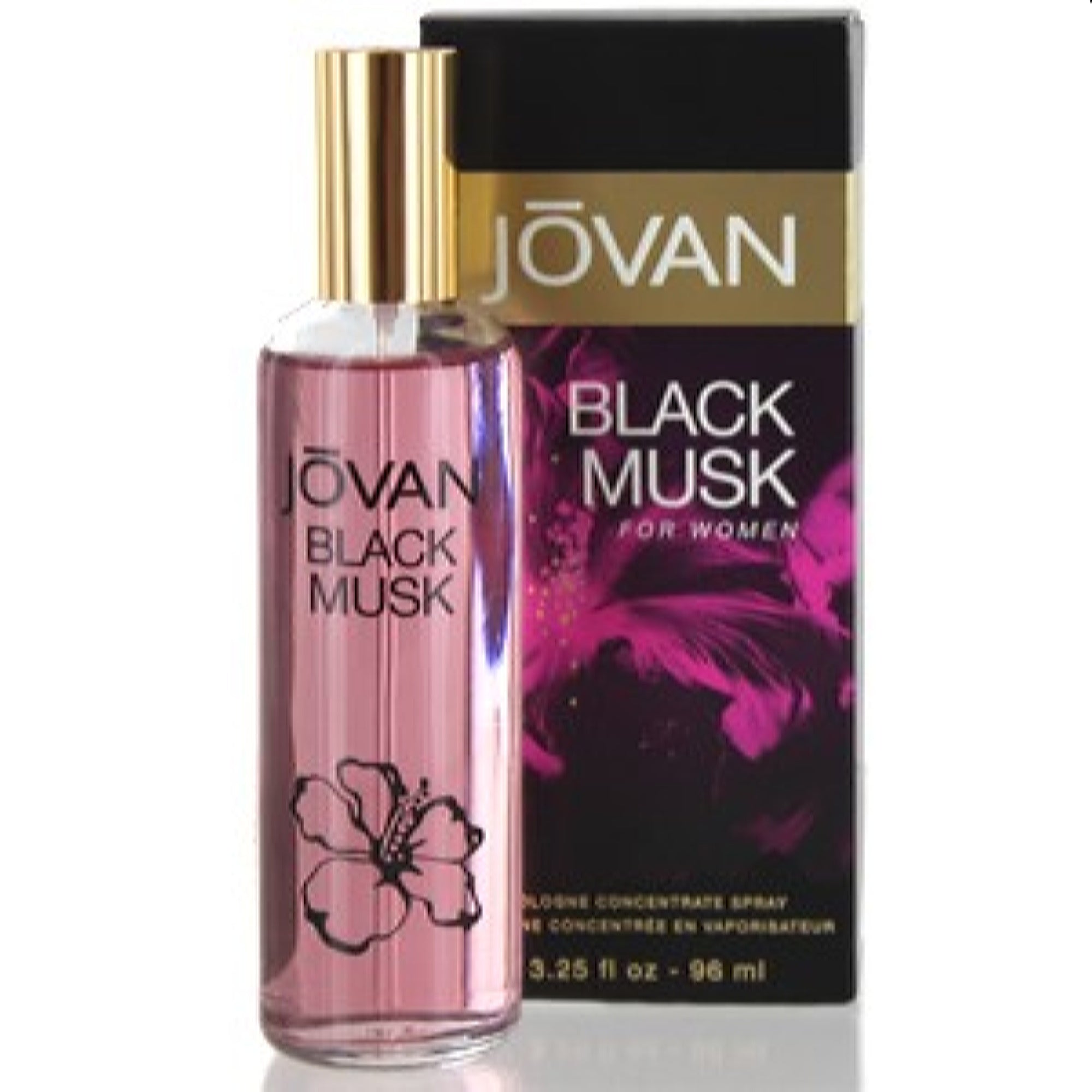 Jovan Women's Jovan Black Musk Jovan Cologne Concentrate  Spray 3.25 Oz   3607341047038