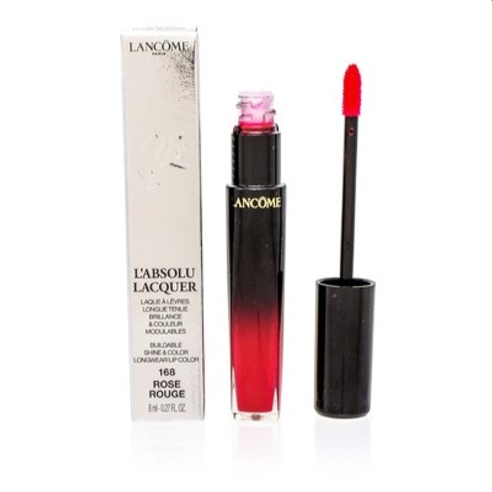 Lancome  Lancome L'Absolu Rouge Lacquer Gloss (168) Rose Rouge .27 Oz (7.9 Ml) 3614272029262