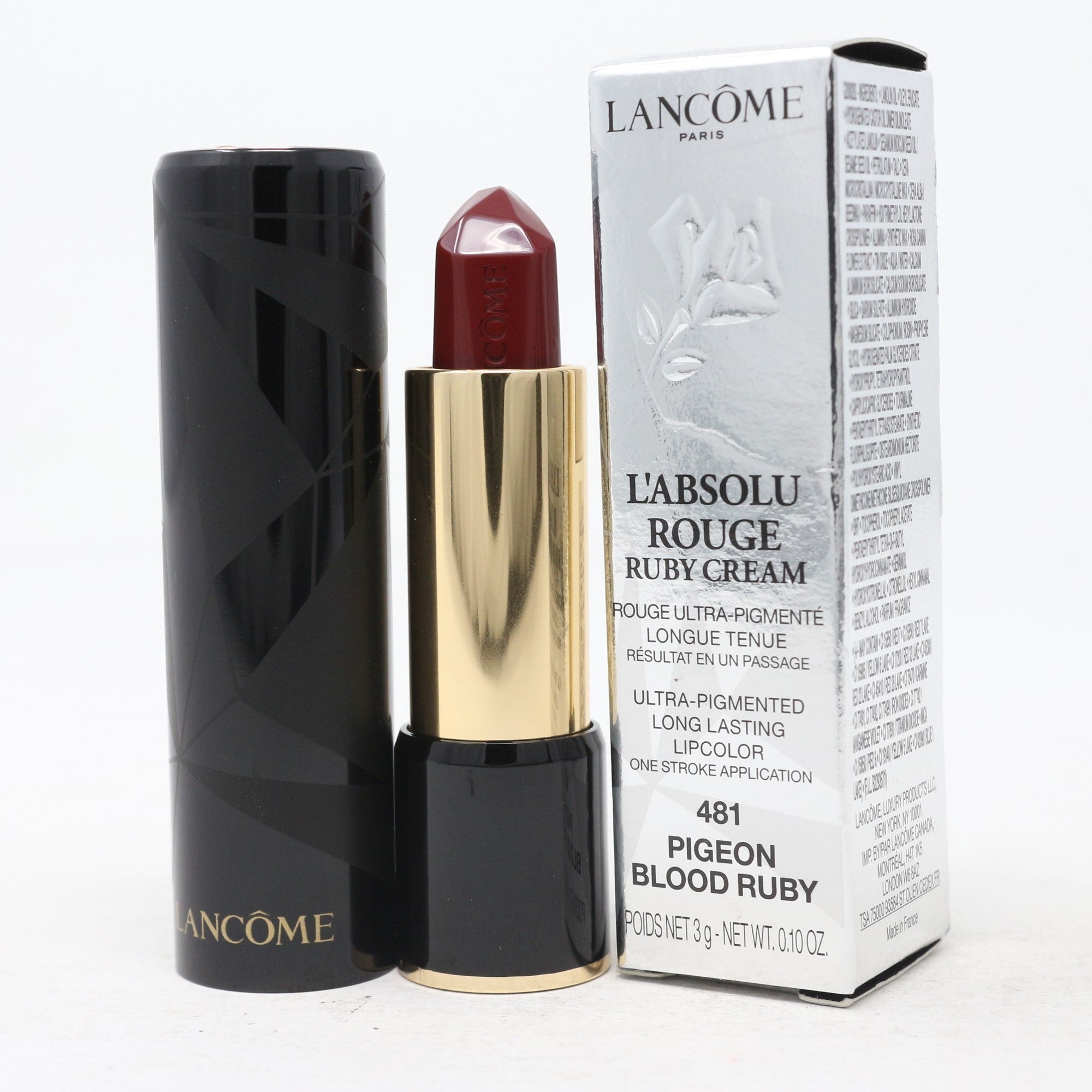 Lancome  Lancome L'Absolu Rouge Ruby Cream Lipstick (356 Black Prince Ruby) 0.10 Oz  3614272653078