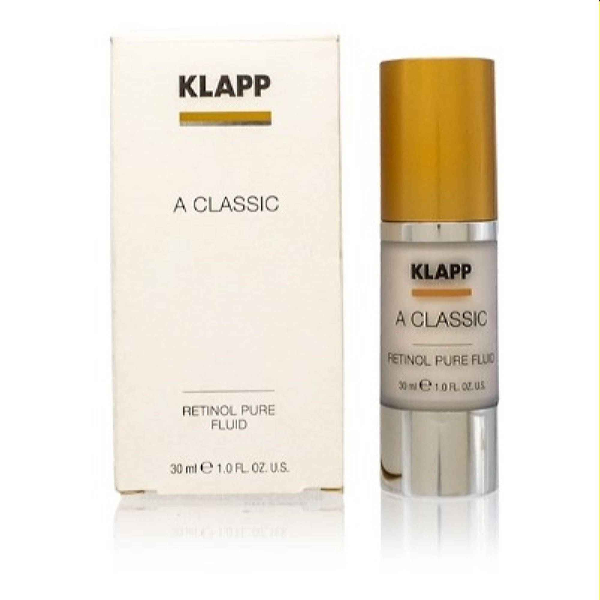 Klapp  Klapp Clean & Active Retinol Pure Fluid 1.0 Oz (30 Ml) 4250094900328