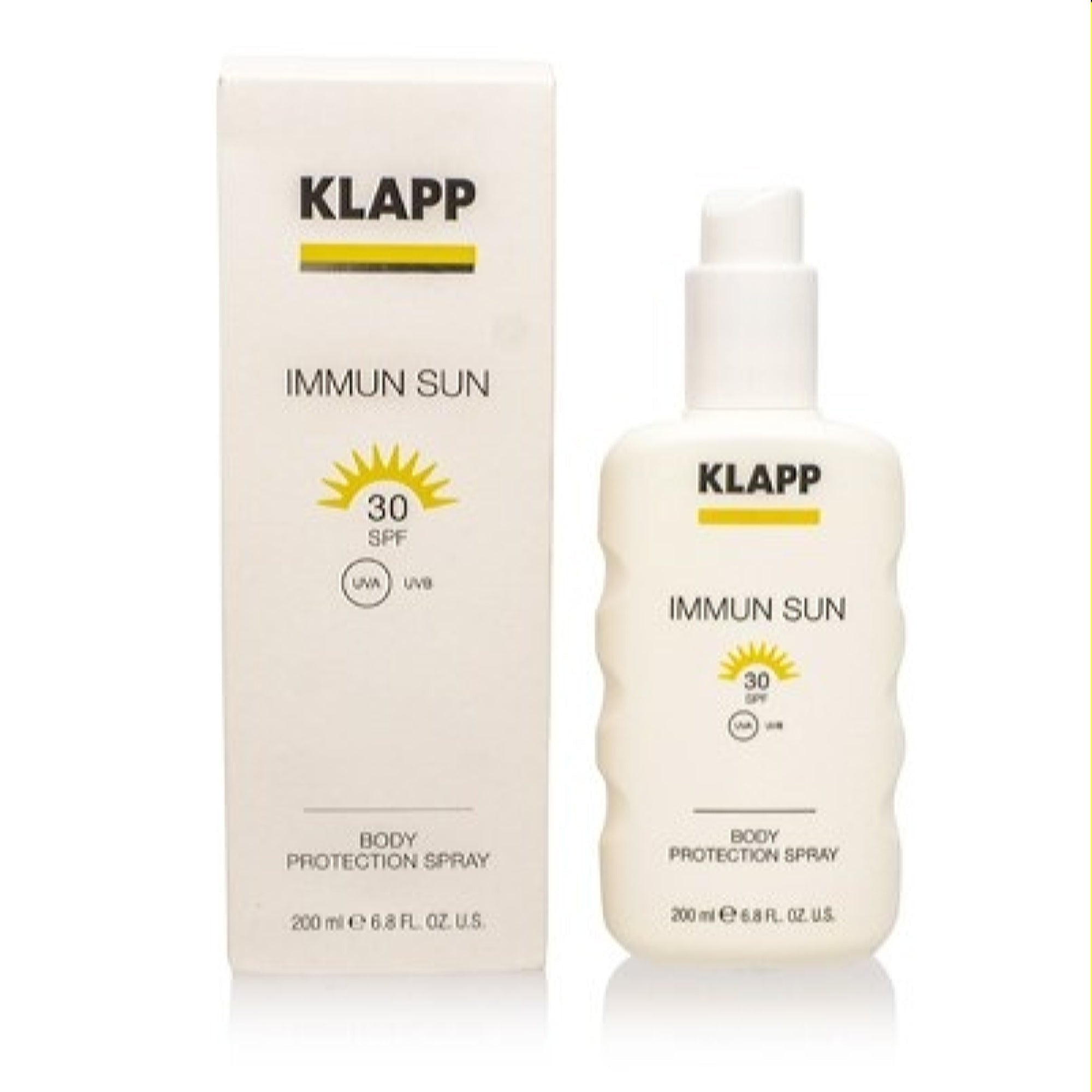 Klapp  Klapp Immun Sun Spf 30  Body Protection Spray 6.8 Oz (200 Ml) 4250094975579