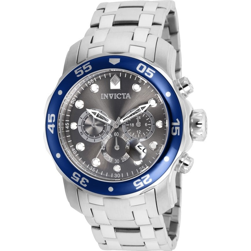 Invicta Pro Diver Quartz Scuba Grey Dial Men's Watch 80059