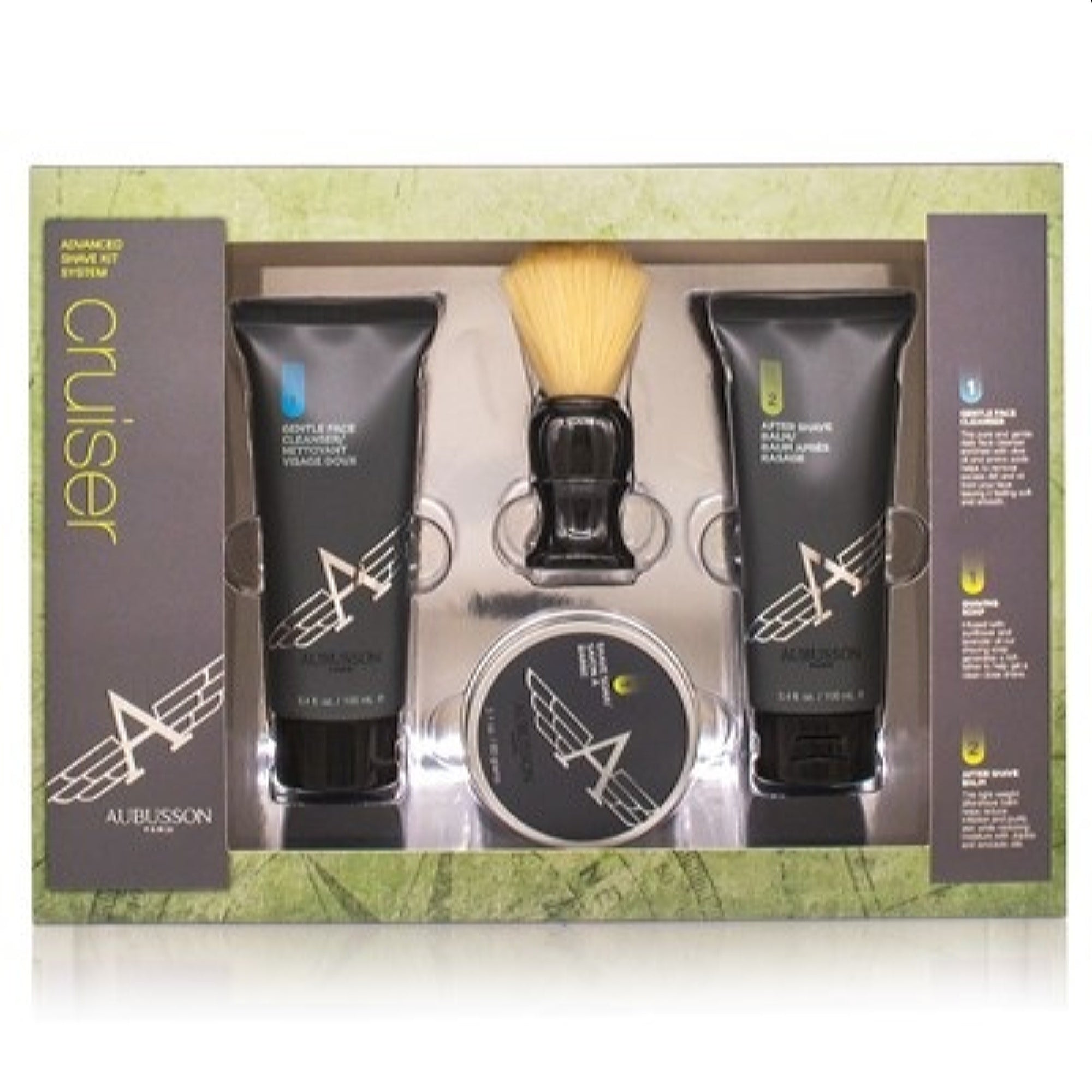 Aubusson Men's Aubusson Grooming Advance Shave Kit System Aubusson Set  849017006489