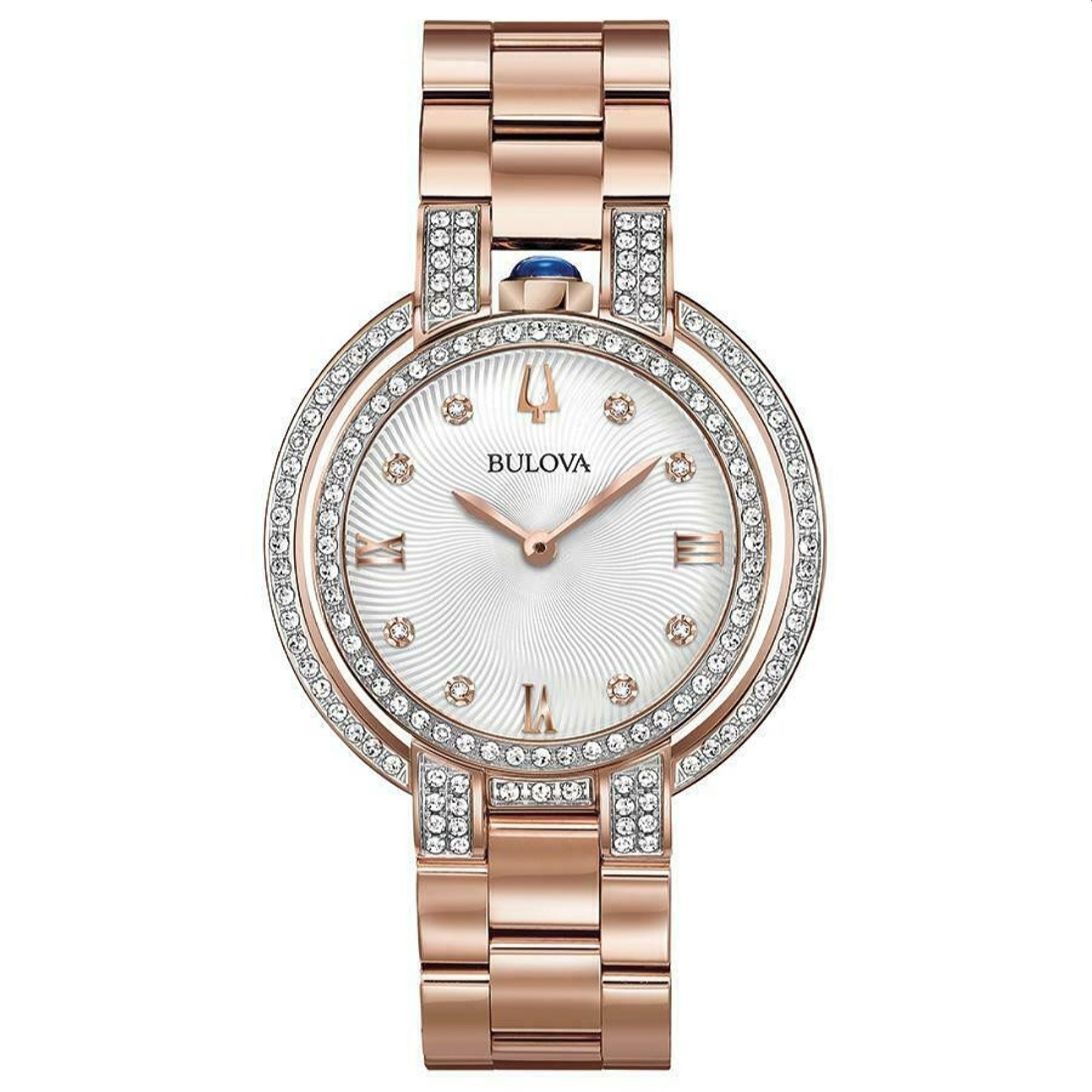 Bulova Rubaiyat Quartz Silver Dial Women's Watch 98R250