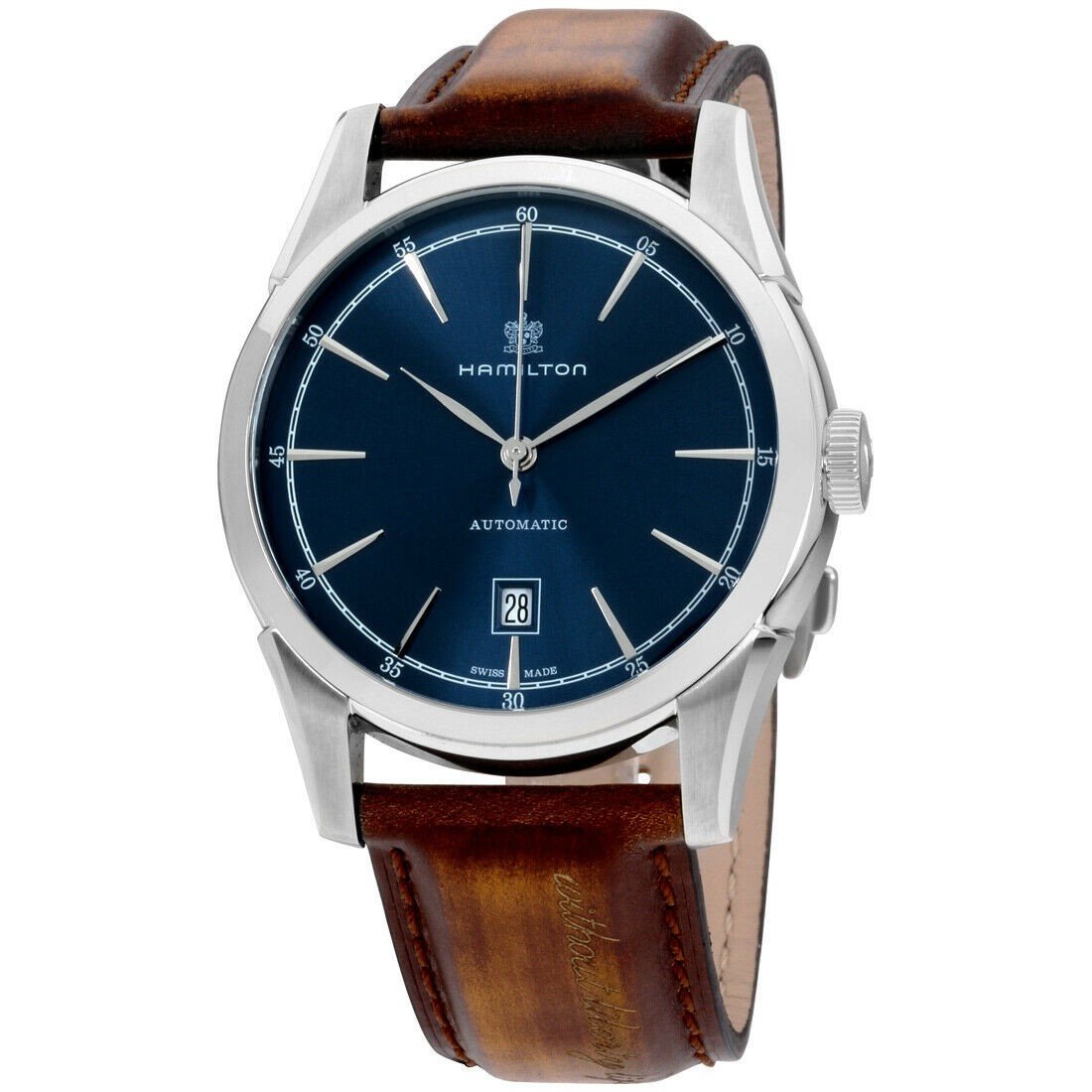 Hamilton Spirit Of Liberty Automatic Blue Dial Men's Watch H42415541
