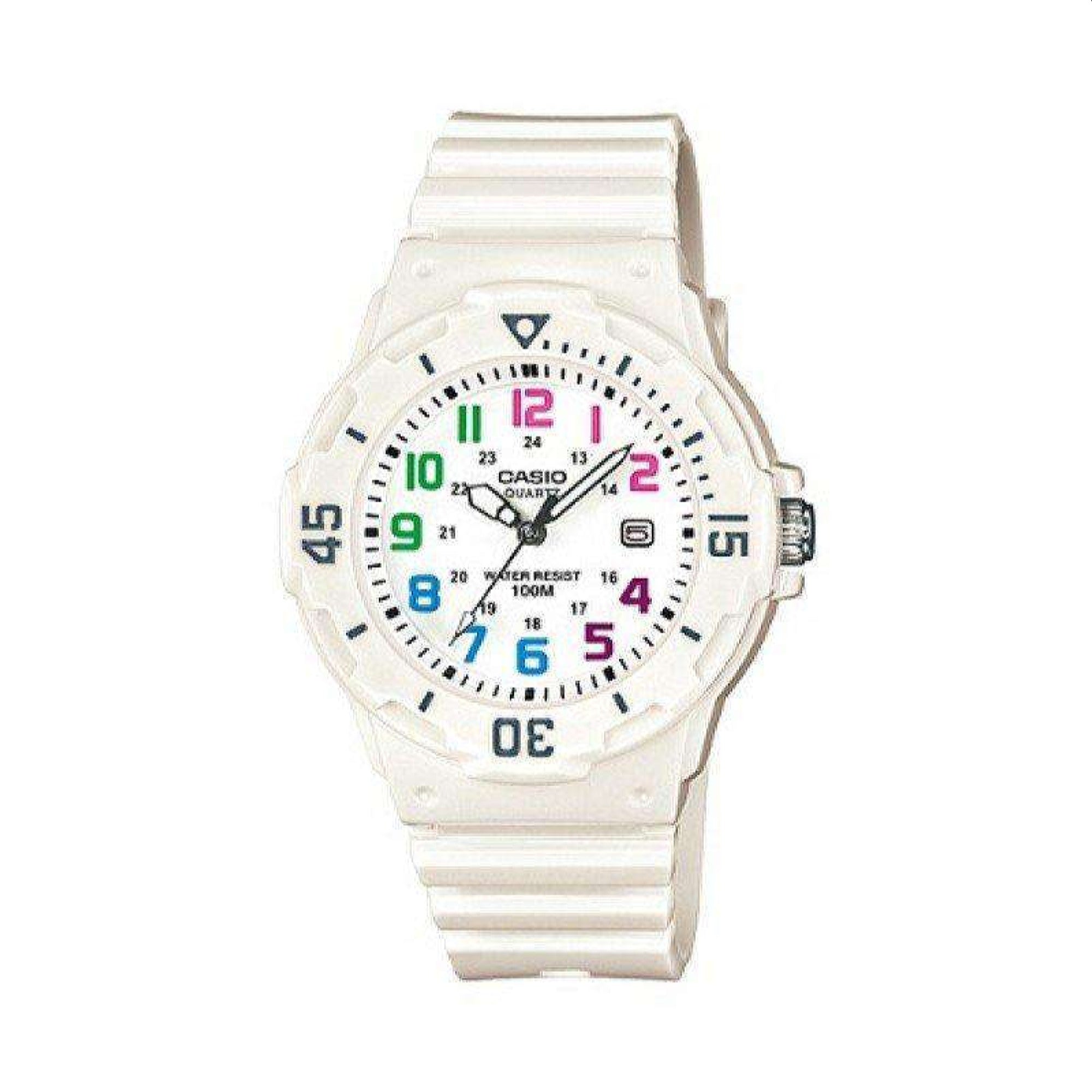 Casio Quartz White Dial Women's Watch LRW200H-7B
