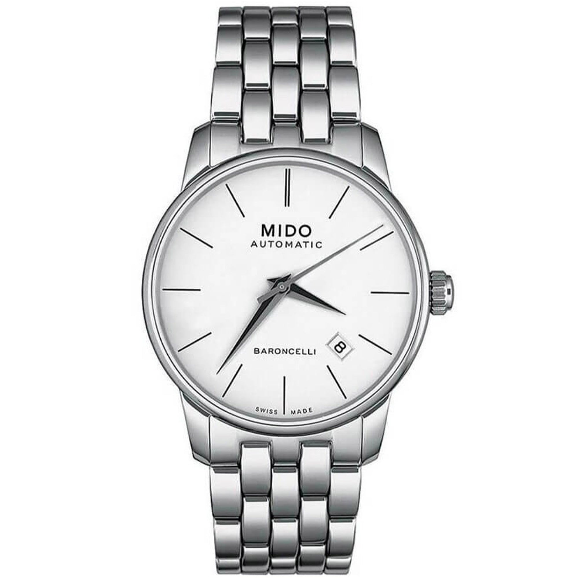 Mido  Automatic Baroncelli White Dial Men's Watch M86004761
