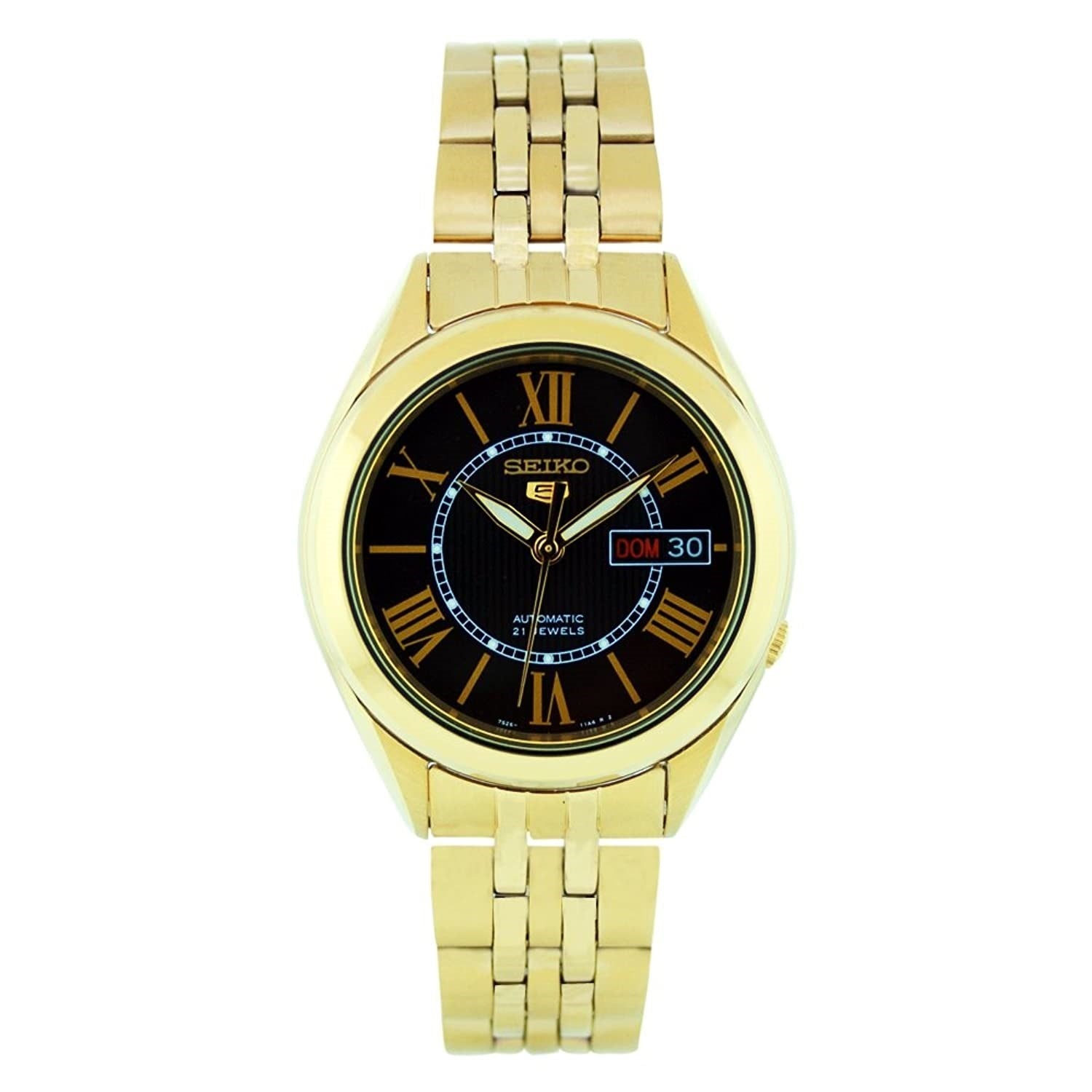 Seiko 5 Series Automatic Automatic Black Dial Men's Watch SNKL40