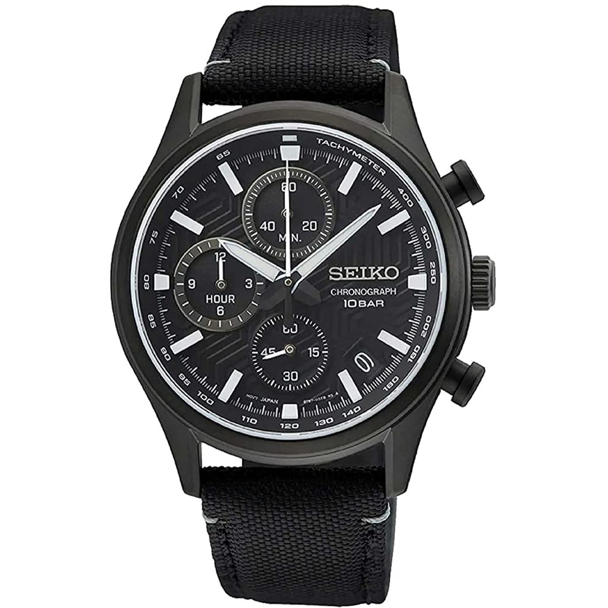 Seiko  Quartz Classic Black Dial Men's Watch SSB421