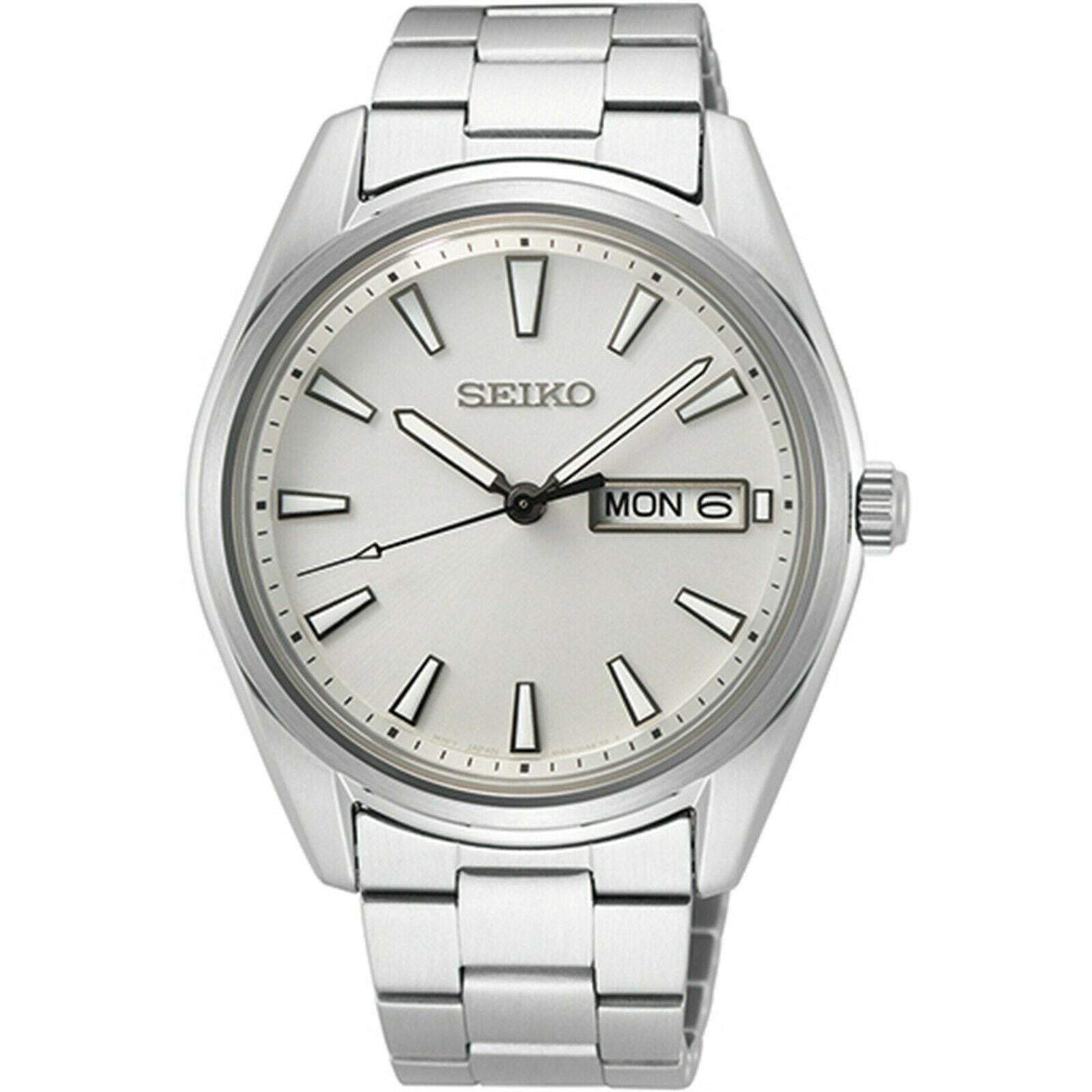Seiko Essentials Quartz Silver Dial Men's Watch SUR345